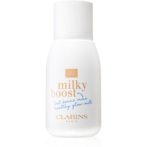 Clarins Milky Boost színező tej egységesíti a bőrszín tónusait árnyalat 03 Milky Cashew 50 ml