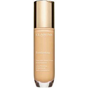 Clarins Everlasting Foundation hosszan tartó make-up matt hatással árnyalat 101W - Linen 30 ml