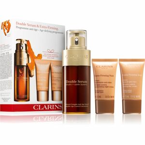 Clarins Double Serum & Extra Firming Age-defying Programme kozmetika szett (a bőröregedés ellen)