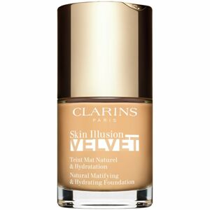 Clarins Skin Illusion Velvet mattító folyékony alapozó tápláló hatással árnyalat 105N 30 ml