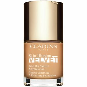 Clarins Skin Illusion Velvet mattító folyékony alapozó tápláló hatással árnyalat 108.5W 30 ml