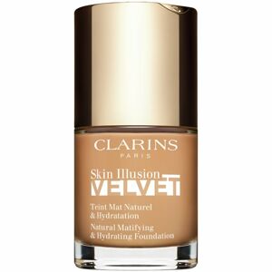 Clarins Skin Illusion Velvet mattító folyékony alapozó tápláló hatással árnyalat 111N 30 ml