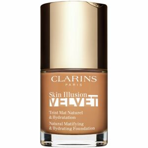 Clarins Skin Illusion Velvet mattító folyékony alapozó tápláló hatással árnyalat 113C 30 ml