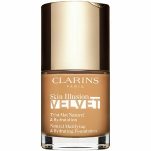 Clarins Skin Illusion Velvet mattító folyékony alapozó tápláló hatással árnyalat 114N 30 ml