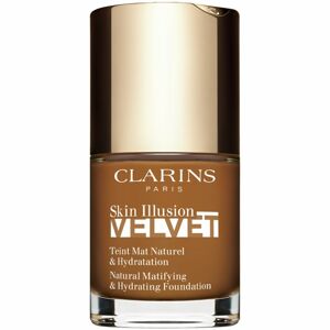 Clarins Skin Illusion Velvet mattító folyékony alapozó tápláló hatással árnyalat 118.5N 30 ml
