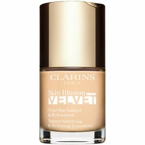 Clarins Skin Illusion Velvet mattító folyékony alapozó tápláló hatással árnyalat 100.3N 30 ml