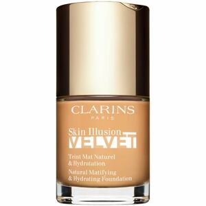 Clarins Skin Illusion Velvet mattító folyékony alapozó tápláló hatással árnyalat 112.5W 30 ml