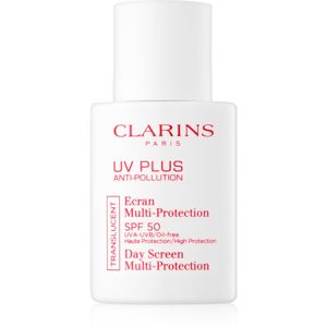 Clarins UV PLUS Anti-Pollution Day Screen Multi-Protection védő ápolás a káros napsugarakkal szemben SPF 50 30 ml