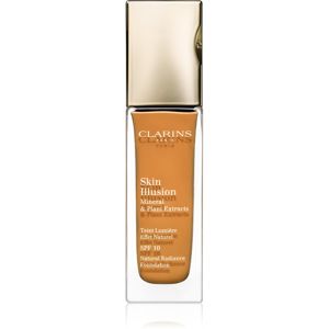 Clarins Face Make-Up Skin Illusion élénkítő make-up a természetes hatásért SPF 10 árnyalat 117 Hazelnut 30 ml