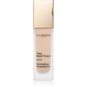 Clarins Everlasting Foundation+ hosszan tartó folyékony make-up SPF 15 árnyalat 105 Nude 30 ml