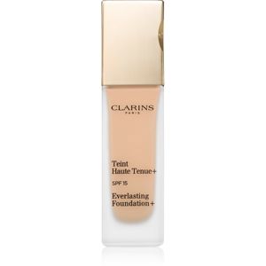 Clarins Everlasting Foundation+ hosszan tartó folyékony make-up SPF 15 árnyalat 110 Honey 30 ml