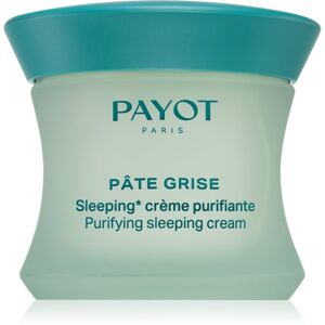 Payot Pâte Grise Purifying sleeping cream éjszakai szabályozó és tisztító arckrém kombinált és zsíros bőrre 50 ml