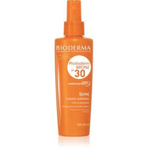 Bioderma Photoderm Bronz SPF 30 védő spray a természetes barnulás meghosszabbításáért SPF 30 200 ml
