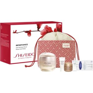 Shiseido Benefiance Wrinkle Smoothing Cream Pouch Set ajándékszett (érett bőrre)