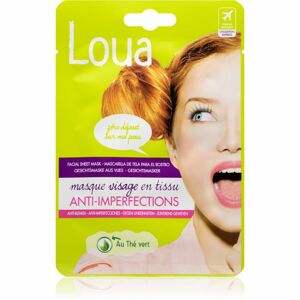 Loua Anti-Blemish Face Mask szövet arcmaszk tisztító hatással 23 ml