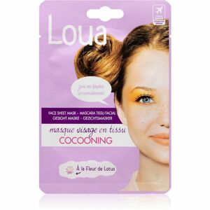 Loua Cocooning Face Mask szövetmaszk a stressz ellen 23 ml