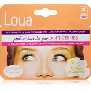 Loua Eyes Contour Strips Anti Shadow szemmaszk a duzzanat és sötét karikák ellen 10 ml