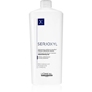 L’Oréal Professionnel Serioxyl Natural Thinning Hair tisztító sampon a természetes, ritkuló hajra 1000 ml