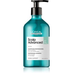L’Oréal Professionnel Serie Expert Scalp Advanced tisztító sampon az erős hajért és a haj növekedéséért 500 ml