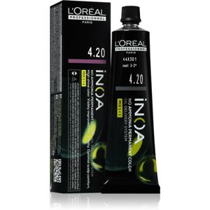L’Oréal Professionnel Inoa tartós hajfesték ammónia nélkül árnyalat 4.20 60 ml
