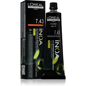 L’Oréal Professionnel Inoa tartós hajfesték ammónia nélkül árnyalat 7.43 60 ml