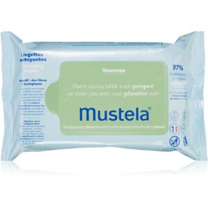 Mustela Bébé Cleansing WIpes nedves törlőkendő gyerekeknek 60 db