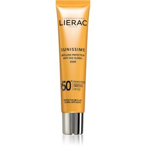 Lierac Sunissime Global Anti-Ageing Care BB krém nagyon magas UV védelemmel SPF 50+ Global Anti-Aging (Golden) 40 ml