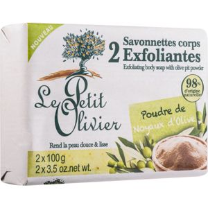 Le Petit Olivier Olive peeling szappan 2 x100 g