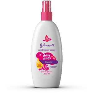 Johnson's® Shiny Drops öblítést nem igénylő spray kondicionáló Argán olajjal 18 hónapos kortól 200 ml