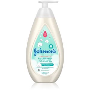 Johnson's® Cottontouch buborékos fürdő és tisztító gél 2 az 1-ben gyermekeknek 500 ml