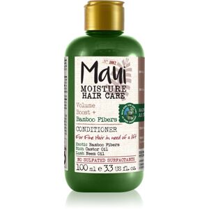 Maui Moisture Volume Boost + Bamboo Fibers erősítő kondicionáló a finom hajért 100 ml