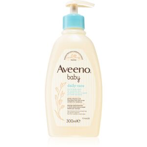 Aveeno Baby Daily Care Wash sampon és tusfürdő az érzékeny bőrre gyermekeknek 300 ml