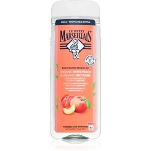 Le Petit Marseillais White Peach & Nectarine Bio gyengéd tusfürdő gél 400 ml