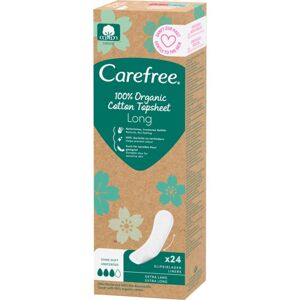 Carefree Organic Cotton Long tisztasági betétek 24 db