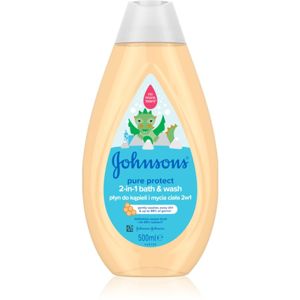Johnson's® Wash and Bath tusoló- és fürdőgél gyermekeknek 2 az 1-ben 500 ml