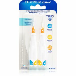 Elgydium Clinic Trio Compact Mix fogközi fogkefe 1,9-3,5 mm 6 db