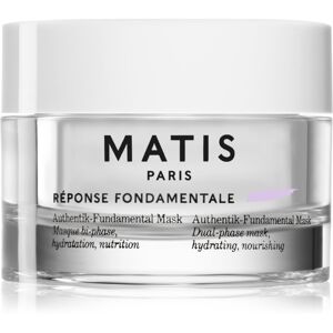 MATIS Paris Réponse Fondamentale Authentik-Fundamental Mask regeneráló és hidratáló arcmaszk kétfázisú bőrápoláshoz 50 ml