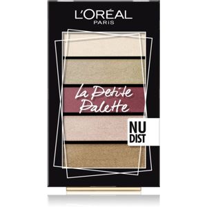 L’Oréal Paris La Petite Palette szemhéjfesték paletta árnyalat Nudist 5 x 0.8 g