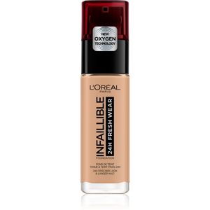 L’Oréal Paris Infaillible 32H Fresh Wear hosszan tartó folyékony make-up árnyalat 220 Sable Sand 30 ml