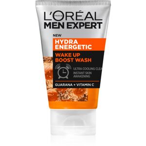 L’Oréal Paris Men Expert Wake Up Boost tisztító gél az arcra uraknak 100 ml