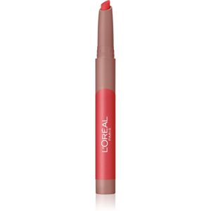 L’Oréal Paris Infaillible Matte Lip Crayon rúzsceruza matt hatással árnyalat 108 Hot Apricot 2.5 g