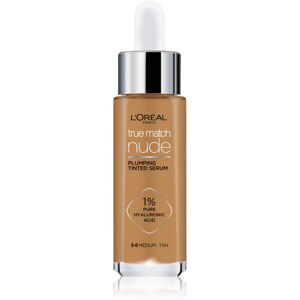 L’Oréal Paris True Match Nude Plumping Tinted Serum szérum egységesíti a bőrszín tónusait árnyalat 5-6 Medium Tan 30 ml