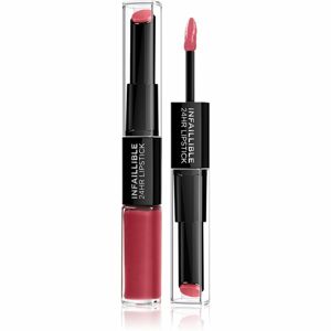 L’Oréal Paris Infallible 24H hosszan tartó rúzs és ajakfény 2 az 1-ben árnyalat 804 Metro Proof Rose 5,7 g