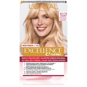L’Oréal Paris Excellence Creme hajfesték árnyalat 10.21 Very Light Pearl Blonde 1 db