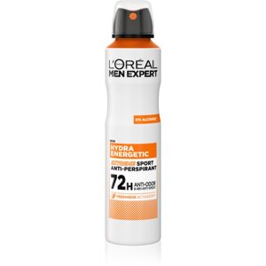 L’Oréal Paris Men Expert Hydra Energetic izzadásgátló spray szag és izzadás ellen 150 ml