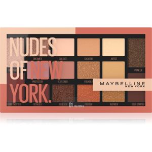 Maybelline Nudes Of New York szemhéjfesték paletta 18 g