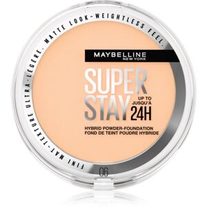 Maybelline SuperStay 24H Hybrid Powder-Foundation kompakt púderes make-up matt hatásért árnyalat 06 9 g
