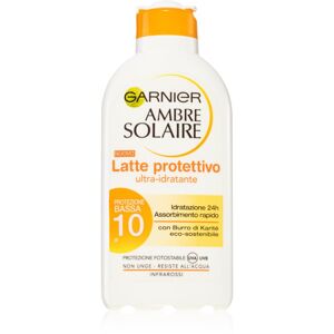 Garnier Ambre Solaire védő és hidratáló tej arcra és testre SPF 10 200 ml