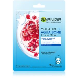 Garnier Skin Naturals Moisture+Aqua Bomb szuper hidratáló és feltöltő szövet arcmaszk az arcra
