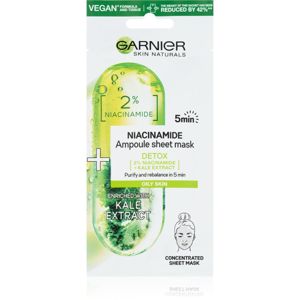 Garnier Skin Naturals Ampoule Sheet Mask arcmaszk tisztító és frissítő hatással 15 g